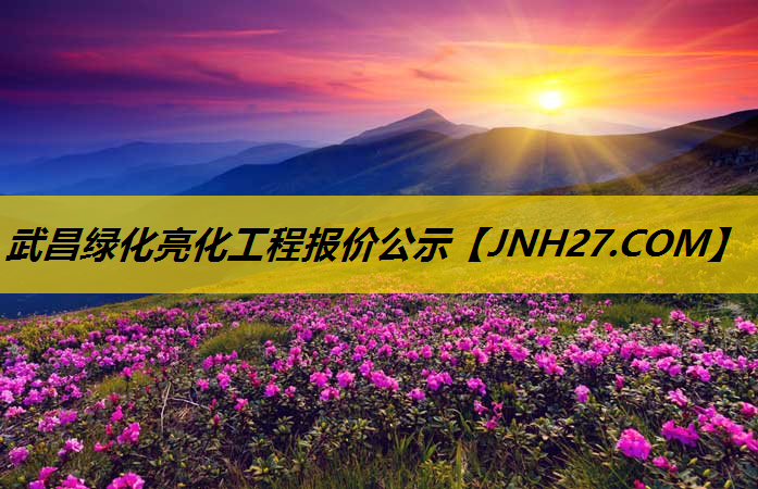 武昌绿化亮化工程报价公示